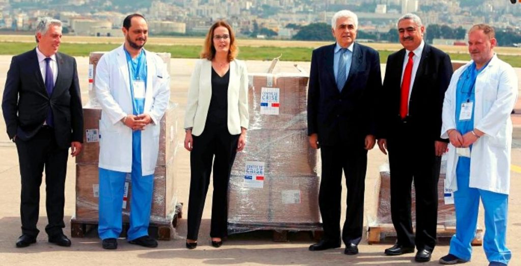 Lebanon receives medical equipment from France