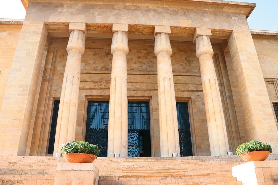 Beirut's National Museum Lights Up in National Solidarity 1