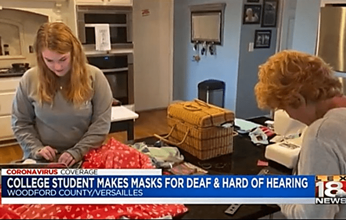 This Student Created Face-Masks for People Hard of Hearing 2