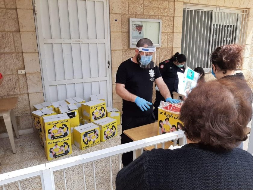 Food rations being prepared for needy Lebanese people