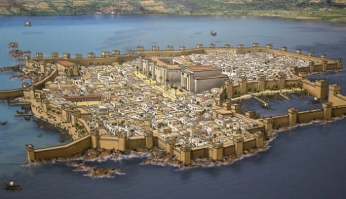 Illustration of the city of New Tyre