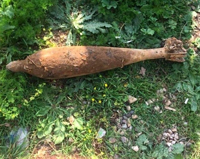 The Lebanese Army Detonated Old Mortar Shells Found in Zgharta and Sidon 1