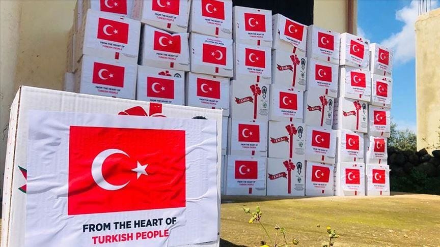 The Turkish Embassy in Lebanon distributed supplies in the North