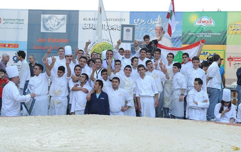 Lebanon Holds the Guinness World Record For The Biggest Hummus Bowl 1