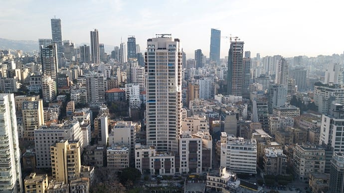 Place Pasteur is the 8th tallest building in Lebanon