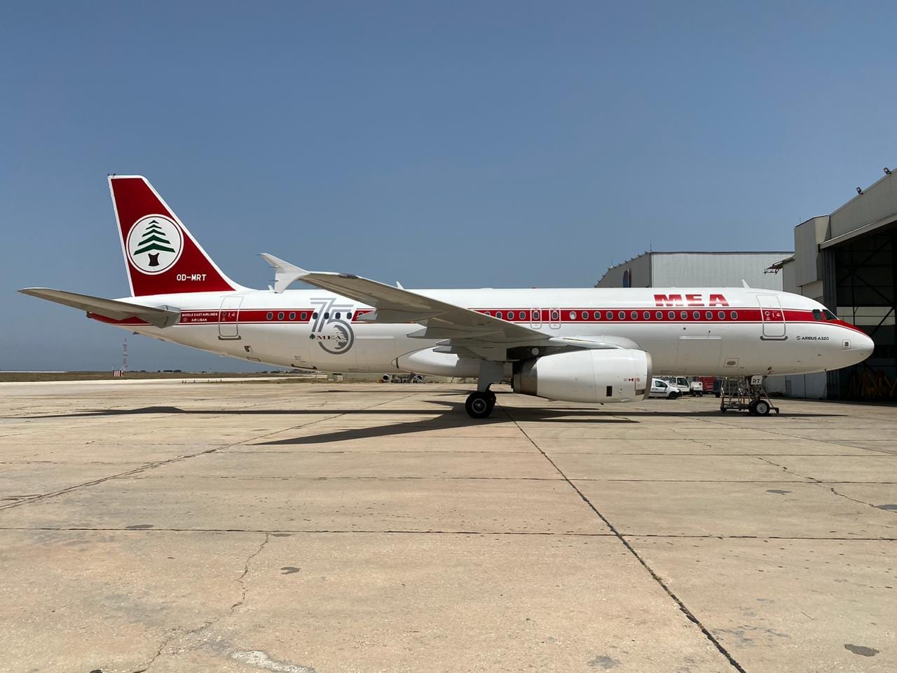 MEA Celebrates Its 75th Anniversary With A Retro Designed Airplane 1