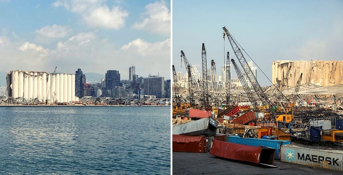 13 Out Of 16 Cranes At Beirut Port Are Now Working