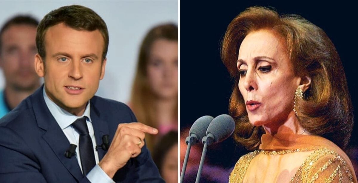 Macron Wants To Meet Fairouz When He Comes To Lebanon