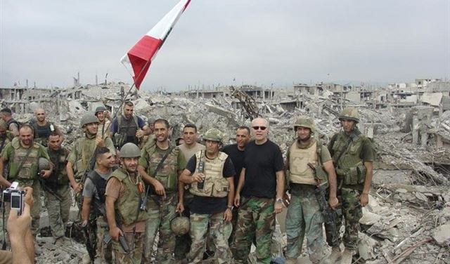 Army soldiers in Nahr Al-Bared