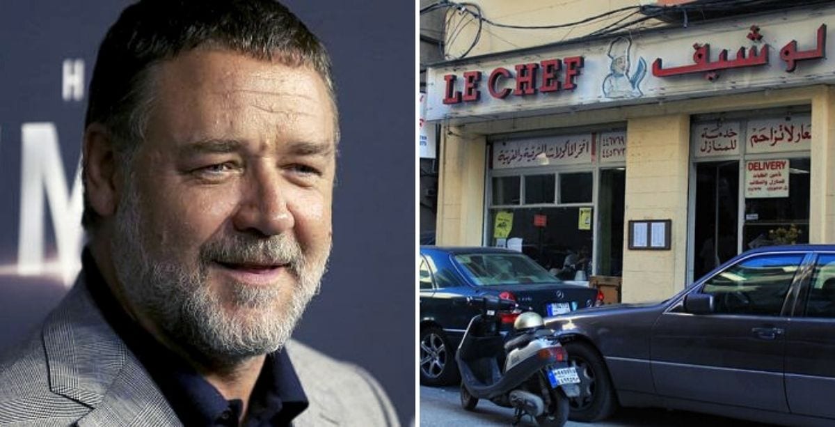 Russell Crowe Donated $5,000 To A Beirut Restaurant