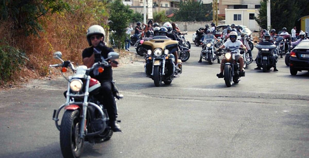 Bikers Rode Around In Lebanon To Raise Awareness About Breast Cancer