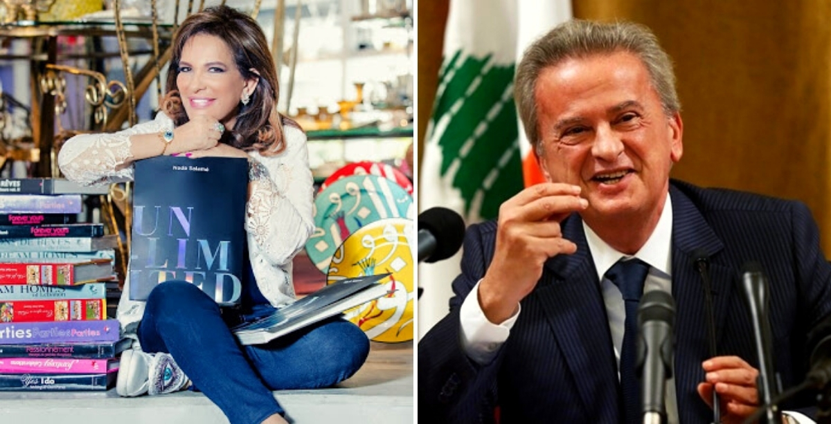 Protesters Crash Birthday Party Of Riad Salameh's Wife