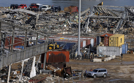 Beirut Port after the August 4th explosion.