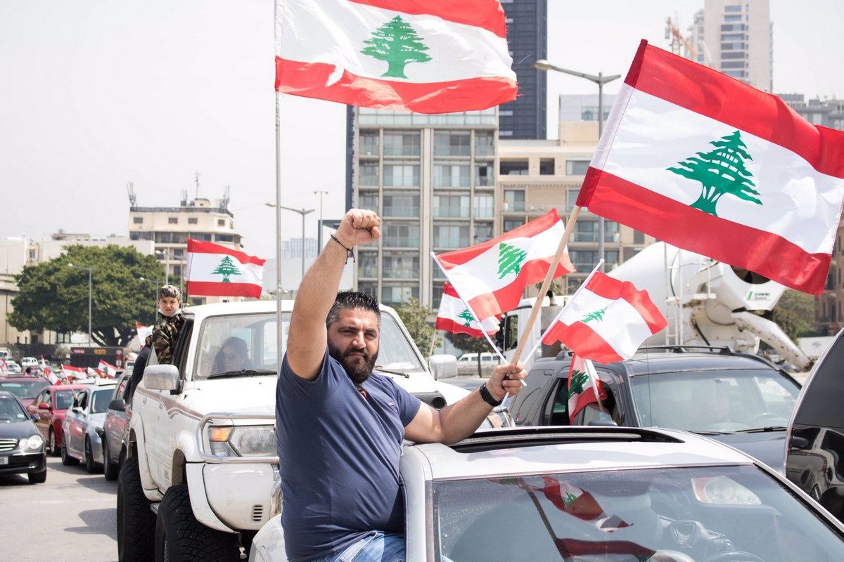 Protests in Lebanon.