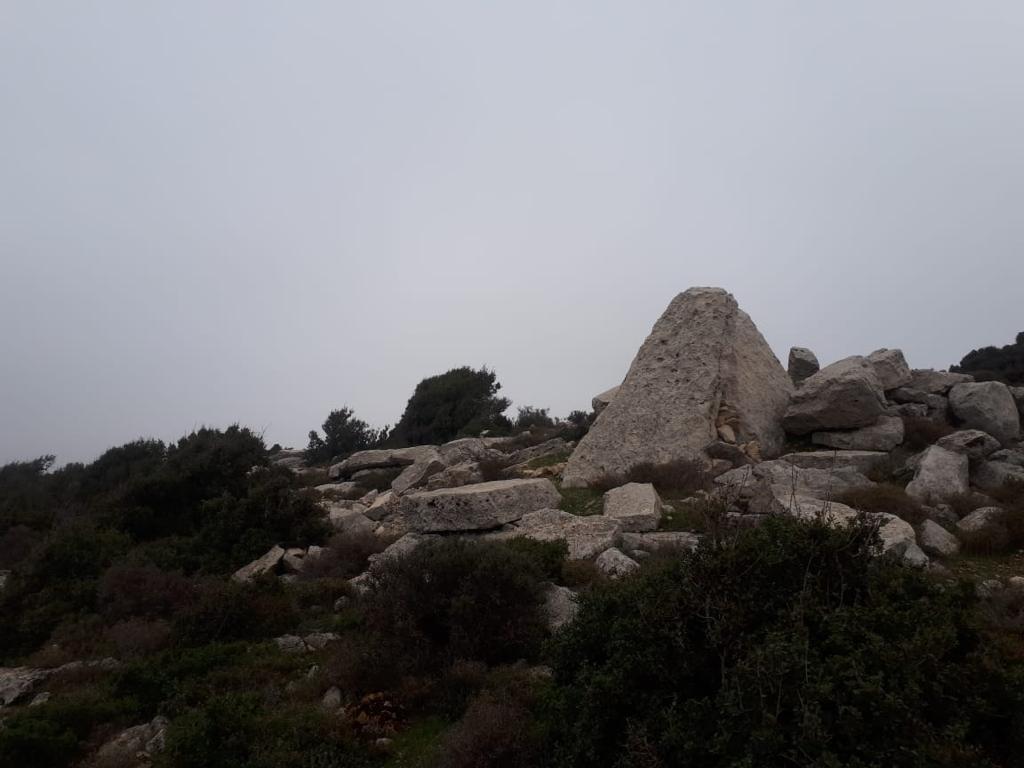 The newly-discovered megalithic burial in Akrum.