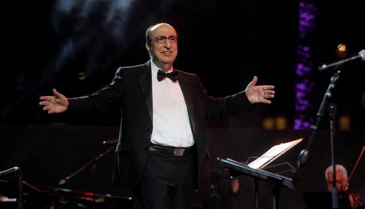 Elias Rahbani during a live performance.