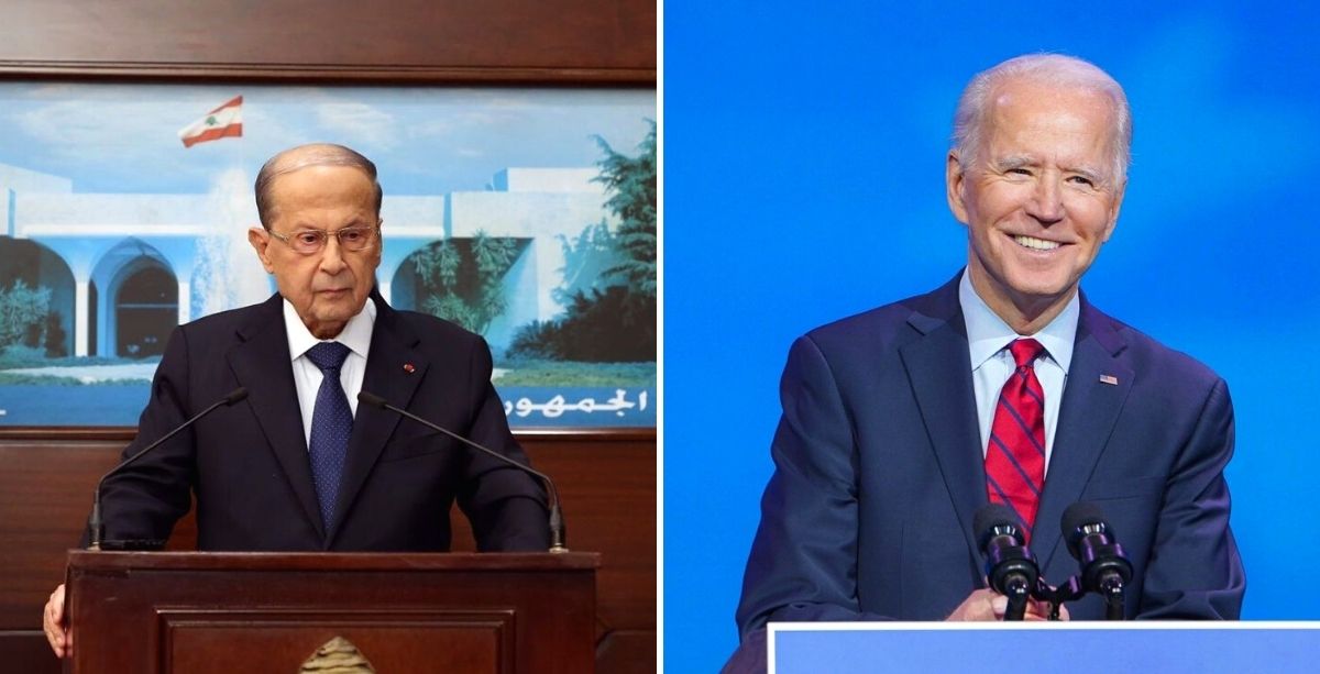 Here's What President Aoun Sent To U.S. President Joe Biden