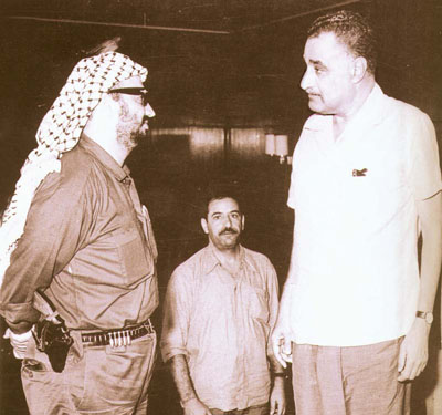 The Cairo Agreement, Explained 4 Abdel Nasser and Arafat in Cairo, 1969.