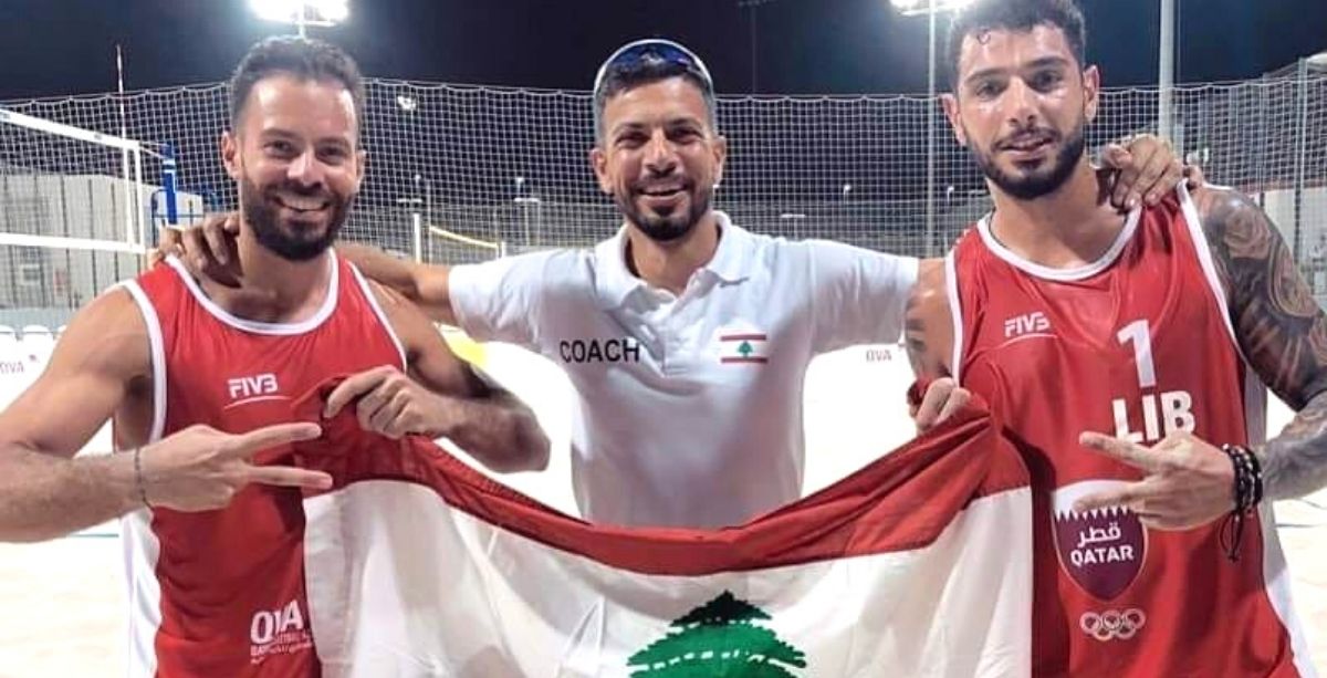 Lebanese Duo Just Qualified To 12th Round Of Int'l Volleyball Tournament