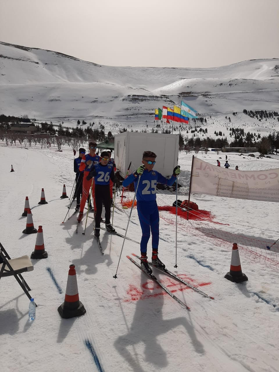 Lebanon has maintained its lead with 12 new medals on the second day of the international Small Evolving Ski (SES) Nations Cup.