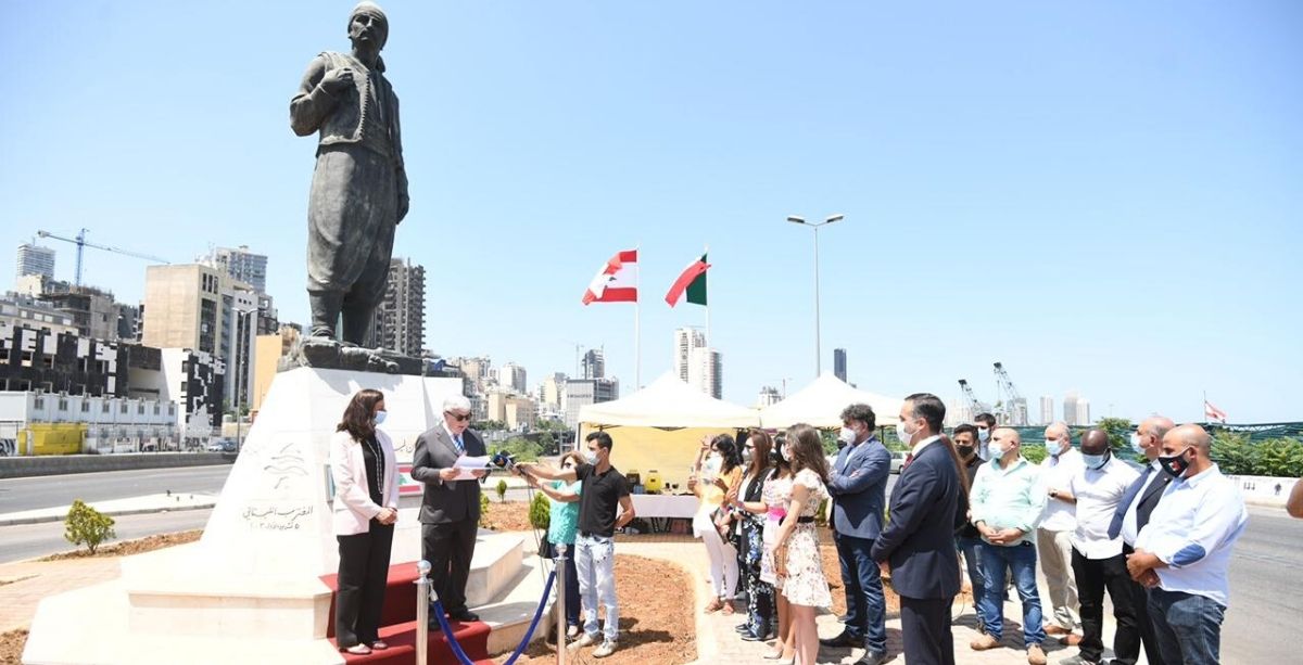 Mexican Embassy Celebrates Lebanese Diaspora & Renovation Of Immigrant Statue In Beirut