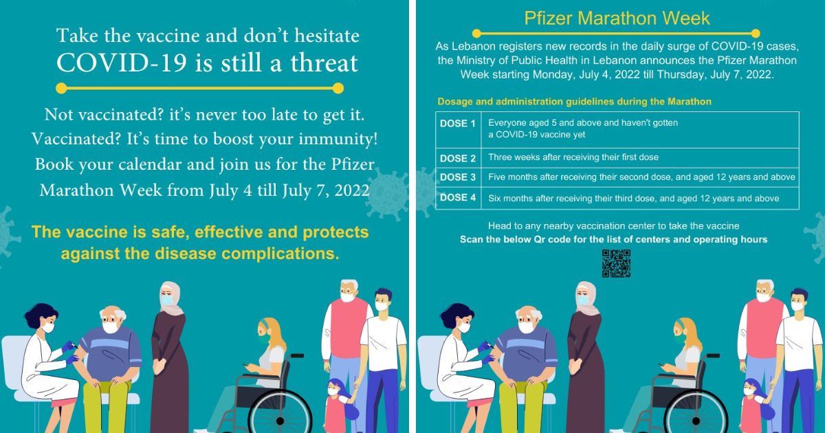 There’s A New Vaccination Marathon Happening This Week In Lebanon 1