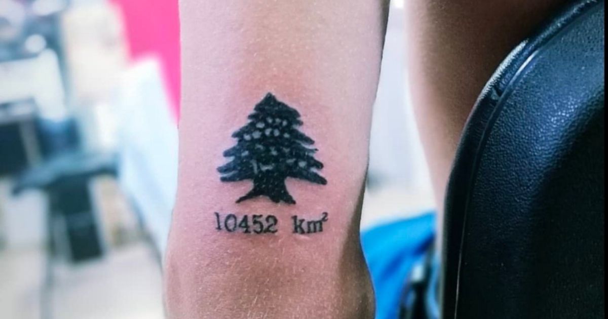 lebanese cedar tree tattoo  Tree tattoo Blossom tree tattoo Cherry  blossom tree tattoo