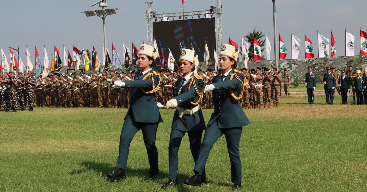 Lebanese Officers Of The "Military Academy Centenary" Got Handed Their Graduation Swords Today 3