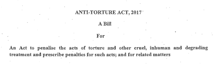 The Anti-Torture Law 2017, Explained 2