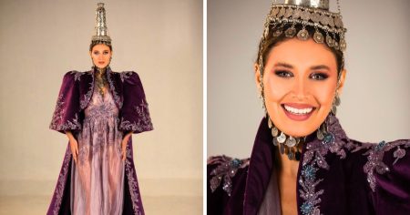 nada koussa miss lebanon miss universe dress 961