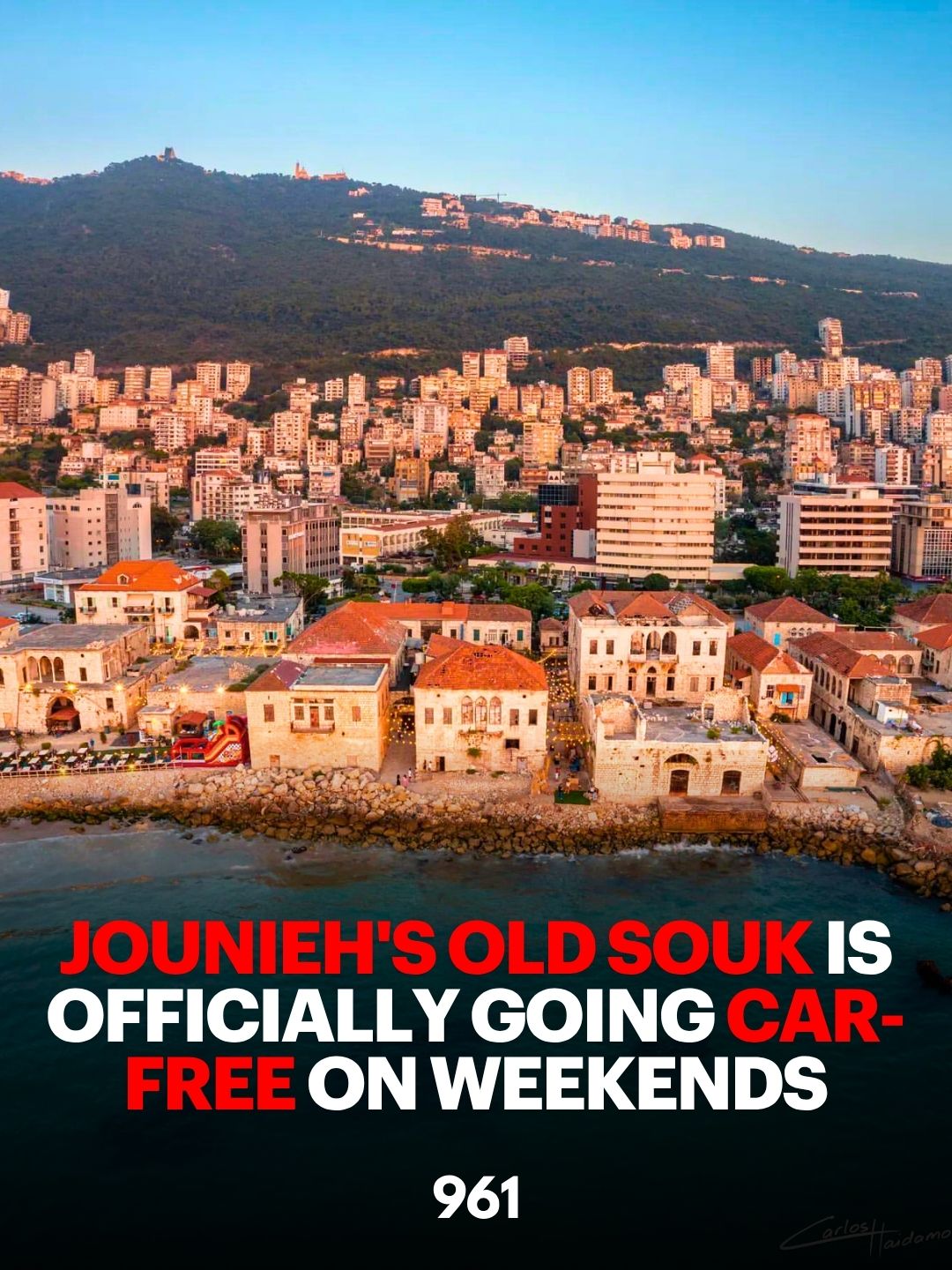 Jounieh's Old Souk Is Officially Going Car-Free On Weekends 6 jounieh old souk car free Lebanon 961